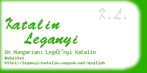 katalin leganyi business card